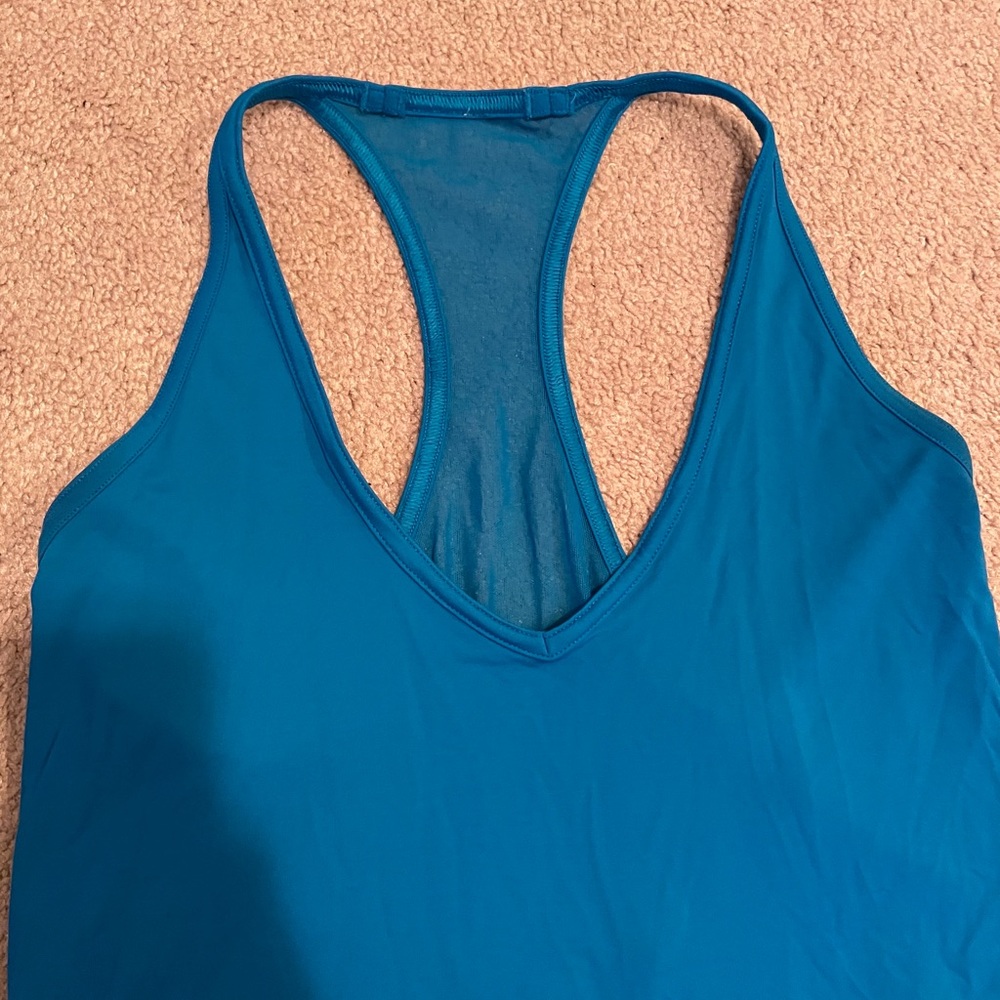 Lululemon Blue Racerback Tank Top - Picture 3 of 6